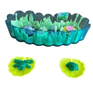 Vintage Littlest Pet Shop Jump'n Splash Frogs Playset